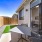 fenced in private patio